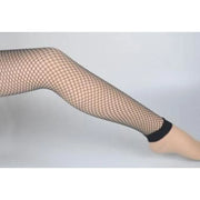 Womens Footless Black Fishnet Floral Delight Pantyhose Tights Dance Hosiery Stockings JU00021 - DancerInn