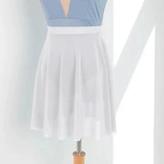 Women Elastic Translucent Polyester Mesh Ballet Skirts Ballerina Gymnastics Ballet Training Wears - DancerInn