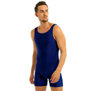 Men Tight Dance Costumes Dance Leotard Unitard Bodysuit - DancerInn
