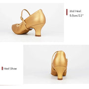 Women Microfiber Leather Soft Sole Ballroom Latin Jazz Dance Shoes Dancing Sneakers - DancerInn