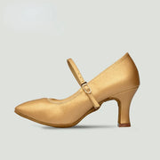 Women Microfiber Leather Soft Sole Ballroom Latin Jazz Dance Shoes Dancing Sneakers - DancerInn