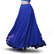 Women’s Chiffon Belly Dance Skirt with Slit Tribal Style Costumes for Belly Dancer - DancerInn