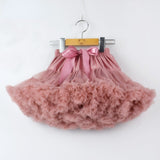 Laden Sie das Bild in den Galerie-Viewer, Girls Solid Fluffy Tulle Princess Ball Gown Kids Ballet Dance Skirts