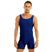 Men Tight Dance Costumes Dance Leotard Unitard Bodysuit - DancerInn