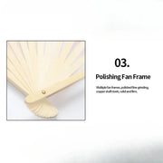 Multi Colors True Real Silk Belly Dance Fans Handmade Dyed Silk Belly Dance Long Fan Chinese Dance Fans - DancerInn