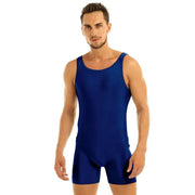 Men Tight Dance Costumes Dance Leotard Unitard Bodysuit - DancerInn