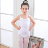 Laden Sie das Bild in den Galerie-Viewer, Girls Camisole Ballet Leotard Dancewear Cotton Gymnastics Leotard Strap Ballet Leotard Dress